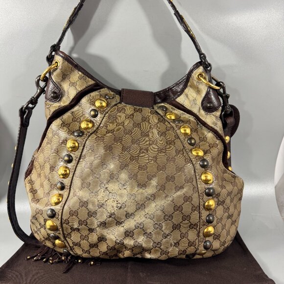 100% Authentic Gucci GG Crystal Indy Shoulder Bag - Picture 3 of 14